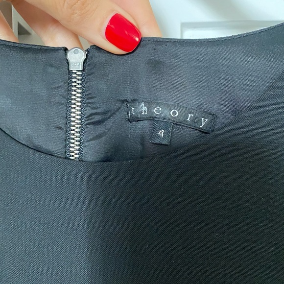 Theory Black Wool Dress sz 4 - Picture 9 of 9